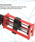 Manual Cartridge Applicator For Two Part Adhesives With Precise Dispensing And Steady Control, metal frame close-up