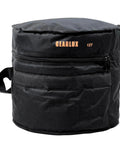 Heavy Duty Five Piece Drum Bag Set With Killer 10mm Foam Padding For 10 12 And 14 Inch Rack Toms, Plus 14 Inch Snare And 22 Inch Bass Drum, Tour Ready Bags Make No Sweat Hauling While Shielding Against Scrapes And Dents, black nylon drum bag with handle.