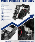 Badass Underhood Battery Distribution Fuse Block Rock Solid Abs Plastic And Metal Core Fits Chevy Silverado 1500 2500HD 3500HD And Gmc Sierra No Hassle Bolt On Replacement with features.
