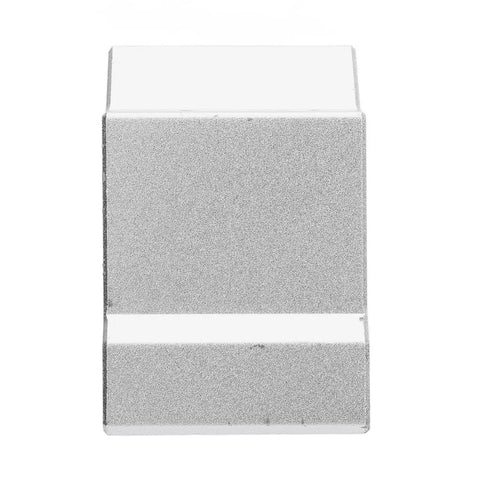 Solid As A Rock 45mm Spindle Clamp Motor Bracket for CNC Routers, aluminum alloy, front view, robust construction for stability.