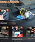 12V 100W Portable Oil Transfer Pump Kit With Self Priming Electric Motor used for engine oil change in a car