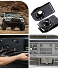 25 Pack Black U Bolt Snap Nuts M6 Metric And Quarter Inch 20 Thread Universal Auto Fender Grill Bumper Panel Hardware Fasteners closeup of mounting nuts on vehicle