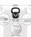 Wire Curtain Hanging System With 16Ft Stainless Steel Room Divider Rod And 24 Alligator Clips For Easy Breezy Draping, Heavy Duty Curtain Wire Kit details with wire lock and load capacity
