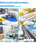 Built Tough Twenty Four Inch Steel Conveyor Belt Lacing Fasteners With Slick Butterfly Buckles For One Eighth To Three Sixteenths Inch Thick Belts includes various conveyor belt applications.