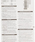 Rear view of packaging for Thinline Threaded Salmon Brake Pad 71.8 Millimeter For Bicycle V Brakes with installation instructions.