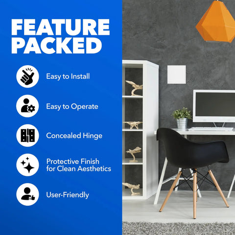 Tough As Nails Heavy Duty 20X20 Steel Access Panel For Ceiling And Drywall features easy installation and user-friendly design.