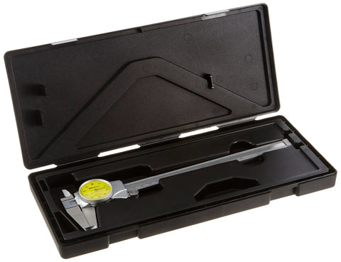 Dial Caliper 0 To 200 mm Range With 0.01 mm Graduation And 1 mm Per Revolution Dial Pro Grade Precision Movement Ultra Smooth Shock Protected Build Stainless Steel With Improved Sliding Surfaces And Dual Lock Screws OD ID Depth And Step Measurements
