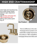 Level Up Your Kitchen Setup With This Premium Champagne Bronze Sink Garbage Disposal Flange Replacement Ring Featuring Warm Brushed Gold Finish For Easy Undermount Swap Total Home Refresh, featuring comparison with other products.