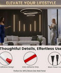 LED Recessed Wall Panel Lights Kit With 3 Fixtures For Wood Slat Panels Oak Acoustic Or Solid Wood Slats in a living room scene