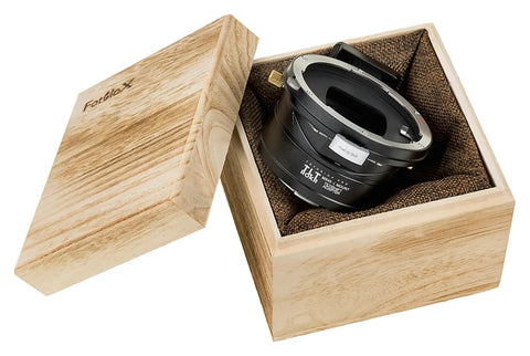 Tilt Shift Lens Mount Adapter For Mamiya 645 To L Mount Mirrorless Cameras With 10mm Horizontal Shift And 10 Degree Tilt For Perspective Control Distortion Reduction And Creative Photo Effects Pro Grade in wooden box