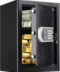 Fireproof And Waterproof Digital Keypad Safe Box For Home Security Heavy Duty 2.2 Cu Ft Safe For Documents Money Jewelry And Guns Anti Drill