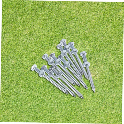 Heavy Duty Lawn Aerator Shoes With Ten Metal Spikes for Deep Soil Aeration and Healthier Grass on green grass surface