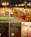 Candelabra LED Filament Bulbs Dimmable 60W Equivalent For Chandelier Lighting in elegant outdoor and indoor settings