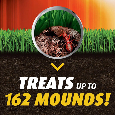 Illustration of Fire Ant Killer For Outdoors No Watering Needed Kills Queens Mound Treatment Treats Up To 162 Mounds