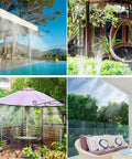 All In One 100 Ft Drip Irrigation Kit For Garden And Lawn With 50 Ft Main Tubing And 50 Ft Branch Tubes in pool, patio, garden settings