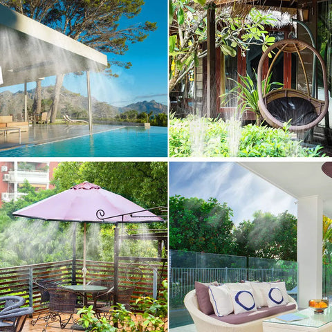 All In One 100 Ft Drip Irrigation Kit For Garden And Lawn With 50 Ft Main Tubing And 50 Ft Branch Tubes in pool, patio, garden settings