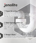 Instructions guide with a pipe showing how to apply Stop Leak Sealer Spray Instant Waterproof Sealant Fills Seals And Stops Leaks