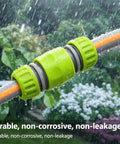 Heavy Duty 4 Pack 1 2 Inch Garden Hose Connector Repair Kit Made From Tough Abs Plastic Quick Connectors For Faucets Sprinklers And Nozzles on hose