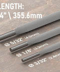 Different sizes of E6013 3/32 Inch 5 Pound Carbon Steel Welding Rod For DIY Friendly General Purpose Stick Electrodes displayed on wood.