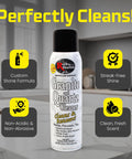Stone Care Kit For Granite And Quartz 3 Piece Maintenance Set With Cleaner Sealer And Polish highlighting cleaner in kitchen