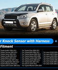 Knock Sensor With Harness Set Fits Lexus ES330 GX470 LS430 RX330 And Toyota 4Runner Avalon Tacoma Camry RAV4 Tundra OE 8961506010 8961520090 89615B6010 89615BZ030 89615BZ040, Toyota SUV fitment chart