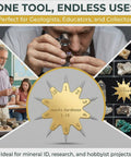Mohs Hardness Test Kit With One To Ten Range And Ten Pointed Star Picks For Quick Pro Grade Mineral And Gem ID In Geology Jewelry Rocks Jade And Education