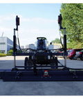 Customizable Automatic Concrete Screed and Ground Leveler for Paving and Grading, Versatile Multi Config Grading Machine for Construction, Farming, and Land Management, with Continuous Spatial Elevation Scan front view