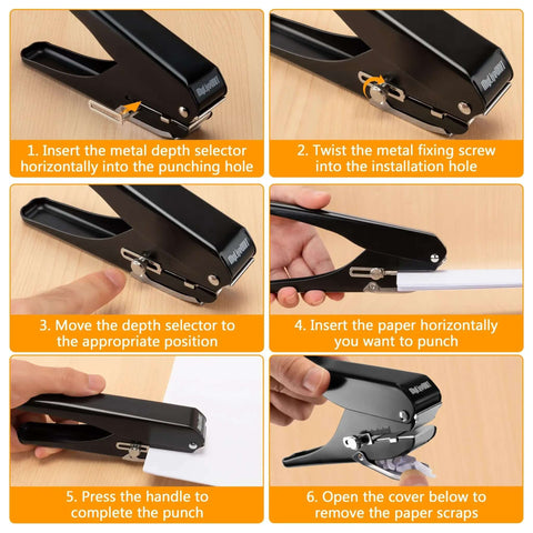 Step-by-step guide using Badge Hole Punch Slot Puncher For ID Cards And PVC Paper Slots Tough As Nails Metal Build For Pro Use