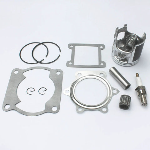 Yamaha Blaster 200 YFS200 Top End Kit With Moly Coated Piston Rings Wristpin Circlips Head Gasket Base Gasket Valve Seat Gasket