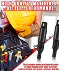 HVAC Service Wrench Set Three Sixteenth To Five Sixteenth Hex Key Adapter in tool belt with high-quality materials