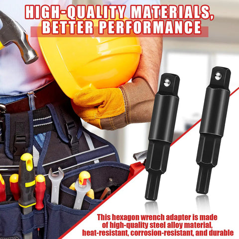 HVAC Service Wrench Set Three Sixteenth To Five Sixteenth Hex Key Adapter in tool belt with high-quality materials