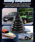 CV Boot Split Kit For 128mm Tall Wear Resistant CV Boot With Full Length Tongue And Groove Split Easy Installation Replaces Worn Universal Gaiter And Shields Your Drivetrain, universal fit shown