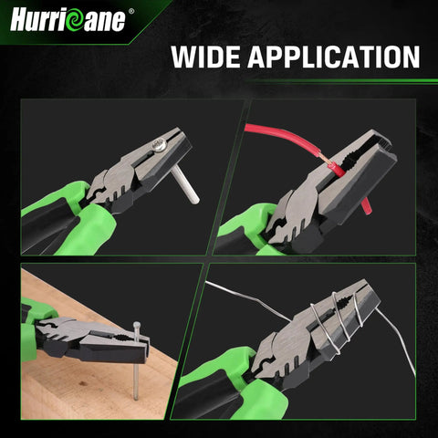 Six Inch Pro Grade Screw Extractor Pliers with Non Slip Jaws and Linesman Grip using various materials