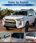 Dual Band Vehicle Ham Radio Antenna For VHF UHF 136 To 174 MHz And 400 To 470 MHz With Lip Mount NMO Bracket on SUV