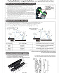 Hydraulic hidden hinge installation guide with instructions and parameters for Top Shelf Adjustable Hydraulic Hidden Door Hinge With Dead Silent Automatic Closer For Smooth Quiet Heavy Duty Interior Swinging Doors Breeze Through Install.