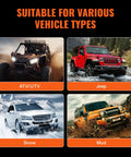 No Nonsense Heavy Duty 2 Inch Shackle Hitch Receiver Built With Grit And Rock Solid Aluminum Rated For 16000 Lbs Towing on ATV, Jeep, Snow, Mud.