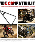 Heavy Duty Rear Motorcycle Kickstand Stable Parking Stand For Dirt Bikes And Motorcycles Universal Fit Mounts On Rear Axle