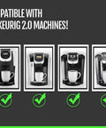 Cup Holder Needle Replacement Part For 2.0 Coffee Makers Full Assembly Easy Fit Compatible With K200 K225 K250 K275 K300 K325 K350