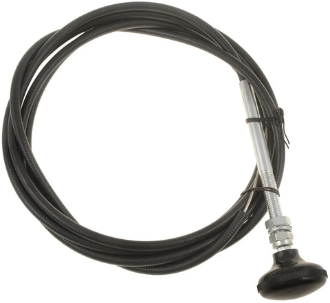 Control Cables With A 2 Inch Black Knob And 10 Foot Length For Universal Fit Featuring Twist To Lock And Push Pull Styles in coil form