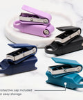 Pro-Grade Fingernail Cutter With Sharp Stainless Steel Blade, Ergonomic Handle, Rust-Resistant Nail Clipper in various colors