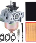 ST100 Carburetor Kit 951-14423 All In One Replacement with spark plug, air and fuel filters for lawn mower and trimmer engines.