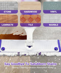 32 Count Disposable Power Mop Refills For Swiffer Power Mop, Deep Cleaning Pads With Built In Scrubbing Strips For Quick, Mess Free Sweep And Streak Free Shine on stone, hardwood, vinyl, laminate, tile, and marble floors
