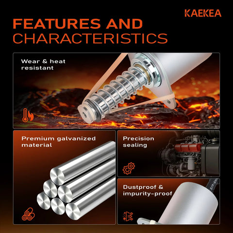 Lock parking brake solenoid for Bobcat skid steer; Kaeka highlights wear-resistant, galvanized metal and sealing.
