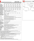 Technical specifications sheet for Straight Up Heavy Duty 5V 73A 350W Single Output Switching Power Supply.