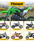 Compatibility guide for Alloy Recoil Pull Starter For SYX Moto 50cc Dirt Bike And 47cc 49cc 2 Stroke ATVs.