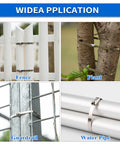 Heavy Duty Stainless Steel Zip Tie Cutter Kit with 100 Self Locking Metal Ties for fastening fences, plants, guardrails, pipes