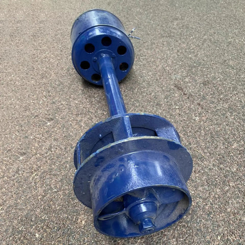 Power Up Your Off Grid Mountain Adventures With A 1500W Hydroelectric Generator For Outdoor Use 220V Single Phase Axial Flow Water Turbine 1.5KW Hydro Generator, blue axial flow turbine