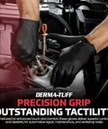 Heavy Duty Six Mil Nitrile Disposable Gloves Xl Size One Hundred Count Box, textured grip for automotive repair tasks.