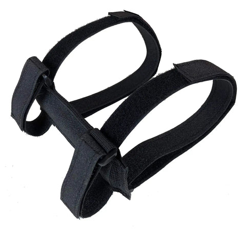 Bad Ass Jumbo Bluetooth Speaker Mount For Utv Sxs Golf Cart And Wakeboard Tower With Grippy Wrap Straps, showing durable black straps for secure hold.