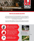 Brochure showcasing Idealspaten's range of shovels and gardening tools, featuring German manufacturing details and product descriptions.